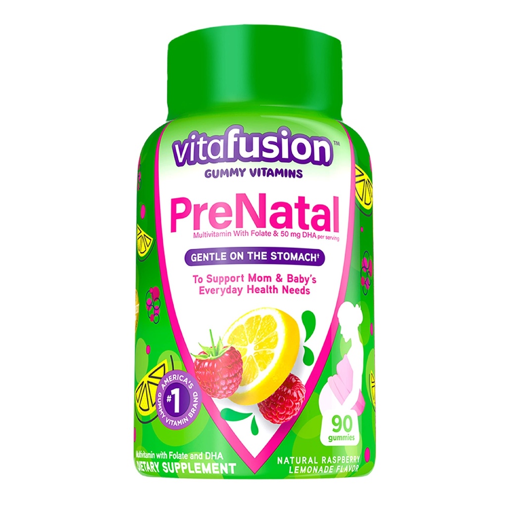Ennen siementä hedelmällisyys Voitelu ja vitafuusio 90 kreivi Prenatal Gummy Vitamiinit Folate, DHA ja Essential Ravinteet raskauden terveys