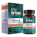 MyIron ProClinical by Puhtaus Tuotteet - Rauta (Ferrous Bisglysinate Chelelate) + C-vitamiini (PureWay-C) - Hellävarainen vatsa - hallittu imeytyminen - edistää terveitä punasoluja - 30 Count (1)