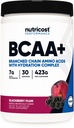 Nutricost BCAA Active med Glutamie, Citrullie och Coconut Hydration Powder (BlackBerry Plum) 30 portioner - Branched Chain Amino syror med Hydration Complex - Gluten-Free, Non-GMO