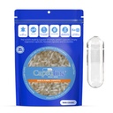 Capsuline Koko 0 Tyhjä Liivate Kapselit, Kirkas - 1000 Kreivi . Gluteeniton, Kosher, ei-GMO-sertifioitu.