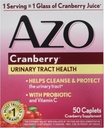 AZO Cranberry terveeseen virtsateiden Tract kanssa immuuni Boosting Probiootti & C-vitamiini - 50 Tab (Pakkaus toukokuussa Vary)