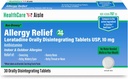 HealthCareAisle Allergy Relief - Loratadine 10 mg Orally Disintegrating Tablets USP - 30 tabletter - Original Prescription Strength Allergy Medication, 24-timmars Relief