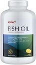 GNC Fish Oil Omega 3 Supplement, 300mg EPA och DHA, Lemon Flavor, stöder hjärta, hjärna, hud, ögon och gemensam hälsa, 360 Softgels, 360 portioner