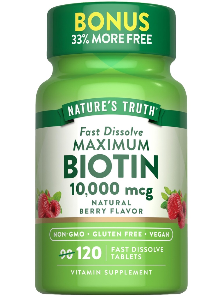 Nature's Truth Biotin 10000 mcg 