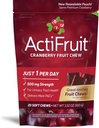 Entsymaattinen terapia Actifrit Carberry Supplement with Cran-max, 500 mg, 20 pehmeää purukumia, Laatikot (Pakkaus 2)