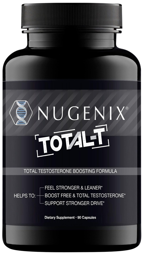 Nugenix Total-T, Gratis och Total Testosteron Booster Supplement för Män, 90 Count