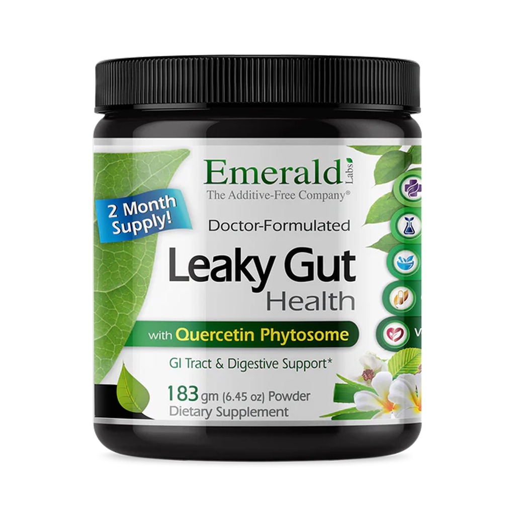 Emerald Labs Leaky Gut Health - Digestive Support Supplement med DGL Licorice, Aloe Vera Extract & More - Stöder Colon & Gut Health - 6,45 oz (Upp till 60-Day Supply)