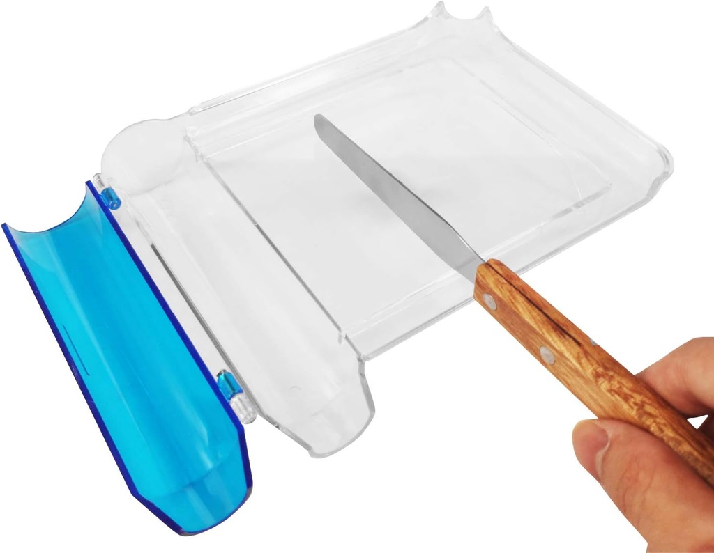 Medarchitect Oikea käsi pilleri Counting Tray kanssa Spatula (Clear - Wood Handle)