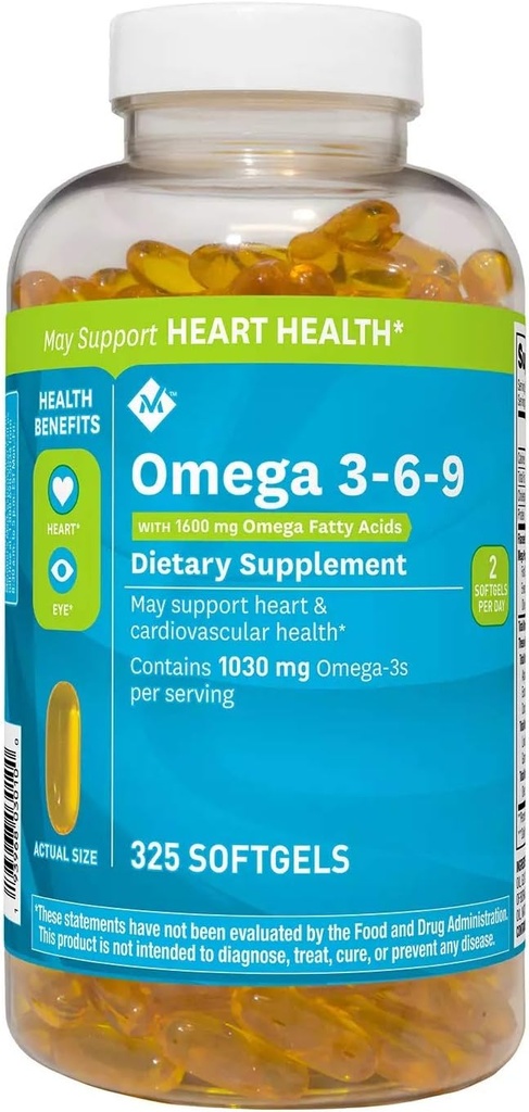 Jäsenet Mark Omega 3-6-9 Ravintolisä (325 luku)