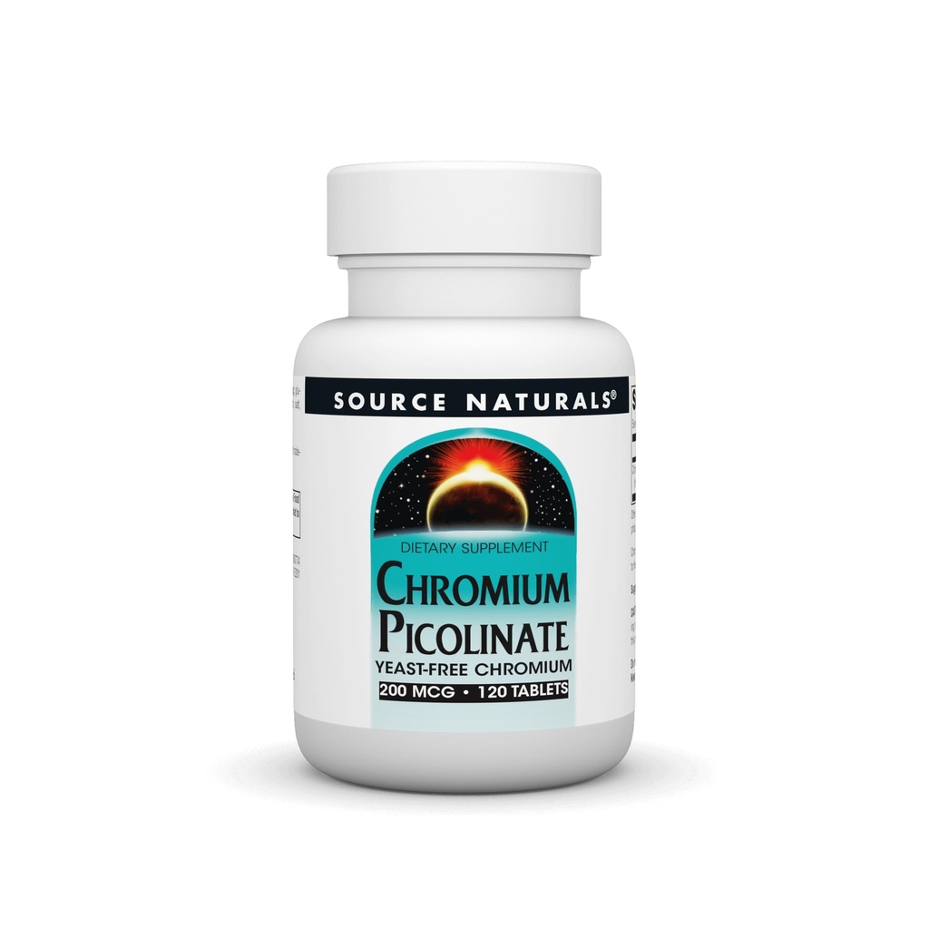 Lähde Naturals Kromi Picolinate 200 Mcg tabletti, 120