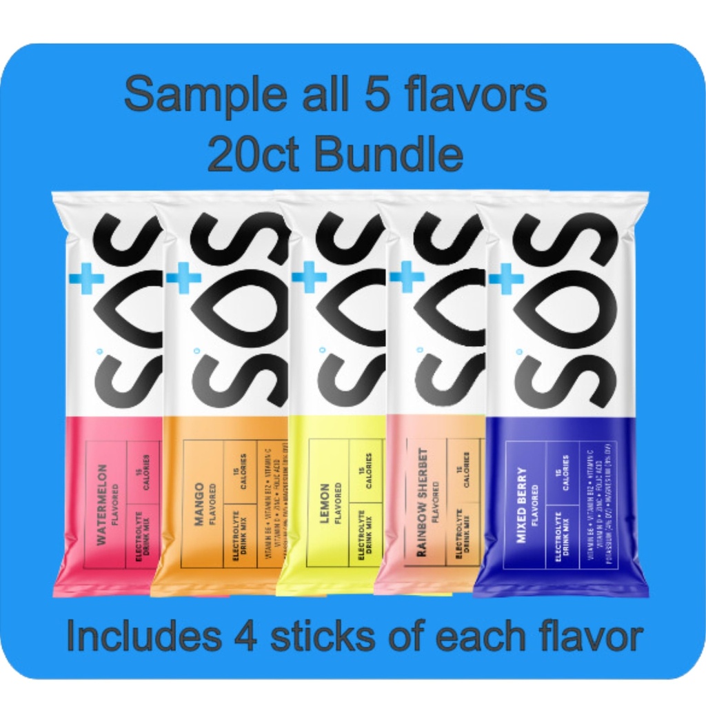 SOS Hydration, Electrolyte Powder Packets ...