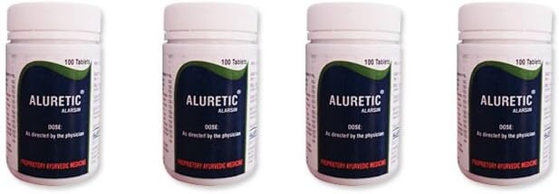 4 pakkaus - Alarin Aluretic Tablets Natural Diuretic