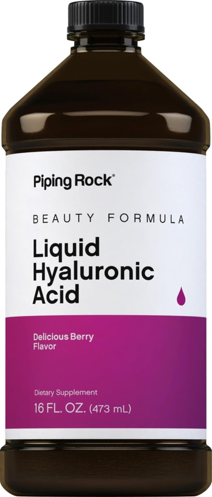 Piping Rock Hyaluronic Acid Supplement 100 mg ... 16 fl oz...