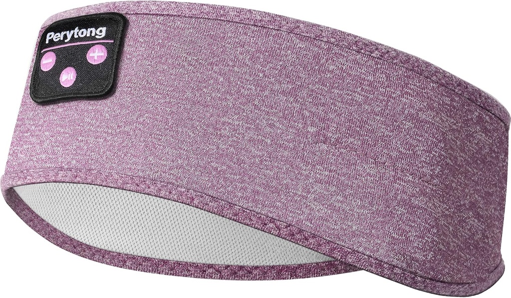 Perytong Sleep kuulokkeet, Bluetooth Sports Headband kuulokkeet Ultra-Thin HD Stereo Kaiuttimet Täydellinen nukkumiseen, Työ, Jooga, Unettomuus, Lentomatkustaminen, Meditaatio Unisex