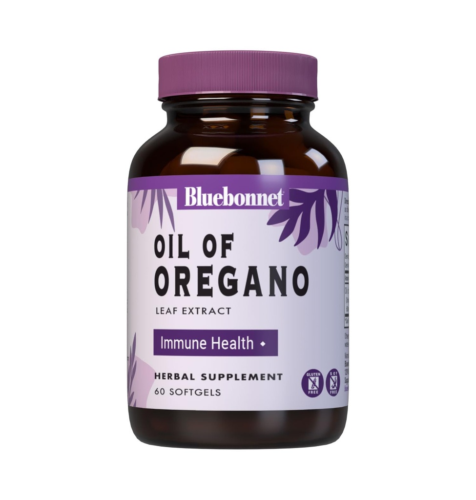 Bluebonnet Nutrition Oil of Oregano Leaf Extract, 60