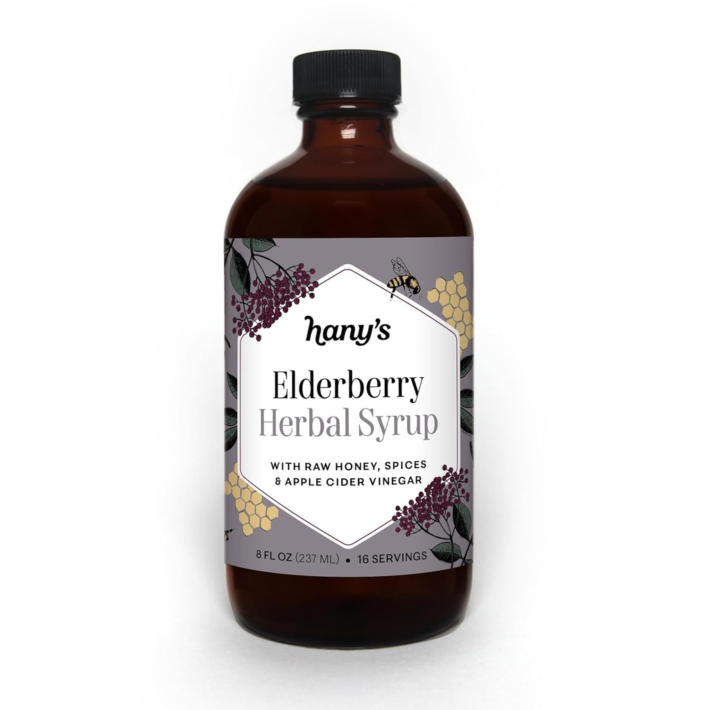Hany's Harvest Elderberry Herbal Syrup 8 fl oz ...