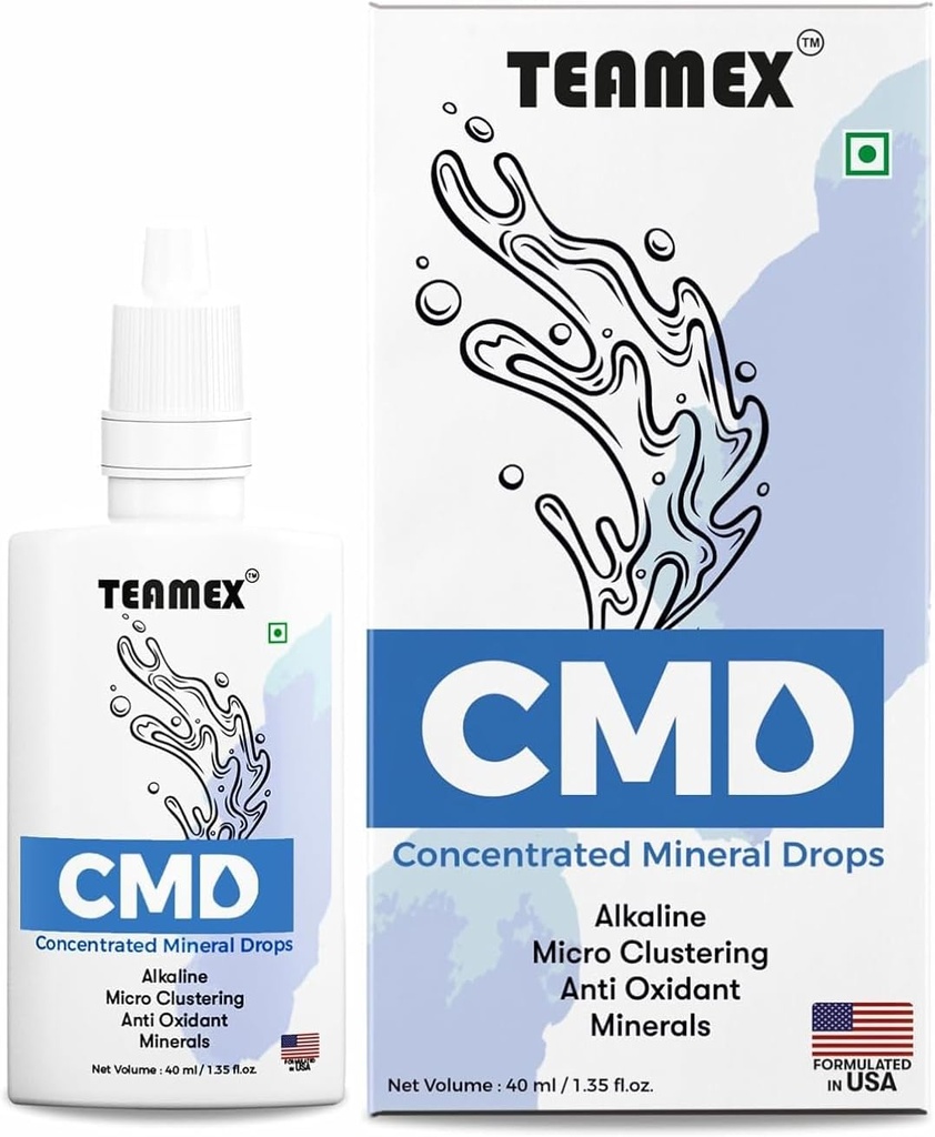 Sheltr Alkaline Mineral Water Drops, pH Booster Drops för Alkaline Water Ayurvedic Drop, CMD Drop (40 ml)