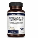 Proteolyyttiset Entsyymit 3X - Trypsiini, shymotrypsiini ja Serrapeptidaasi - Vähentää Edema & Ärsytys kudosvaurio - Tukee kehon hyvinvointi & toipuminen - Ravintolisä - 90 kapselia
