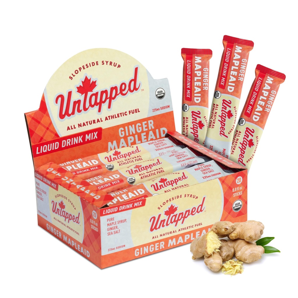 Untupted Liquid Ginger Mapleaid - Yksittäin pakattu - Laatikko 20