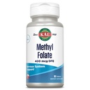 KAL Methyl Folate 400 mikrog DFE, 5- MTHF Active Form B9-vitamiini, Foolihappoa täydentää, sydämen terveys, prenataali-, mieliala- ja aivotuki, nopea ratkaisu ActivTab, 60 päivän takuu, 90 tarjoilua, 90 tablettia