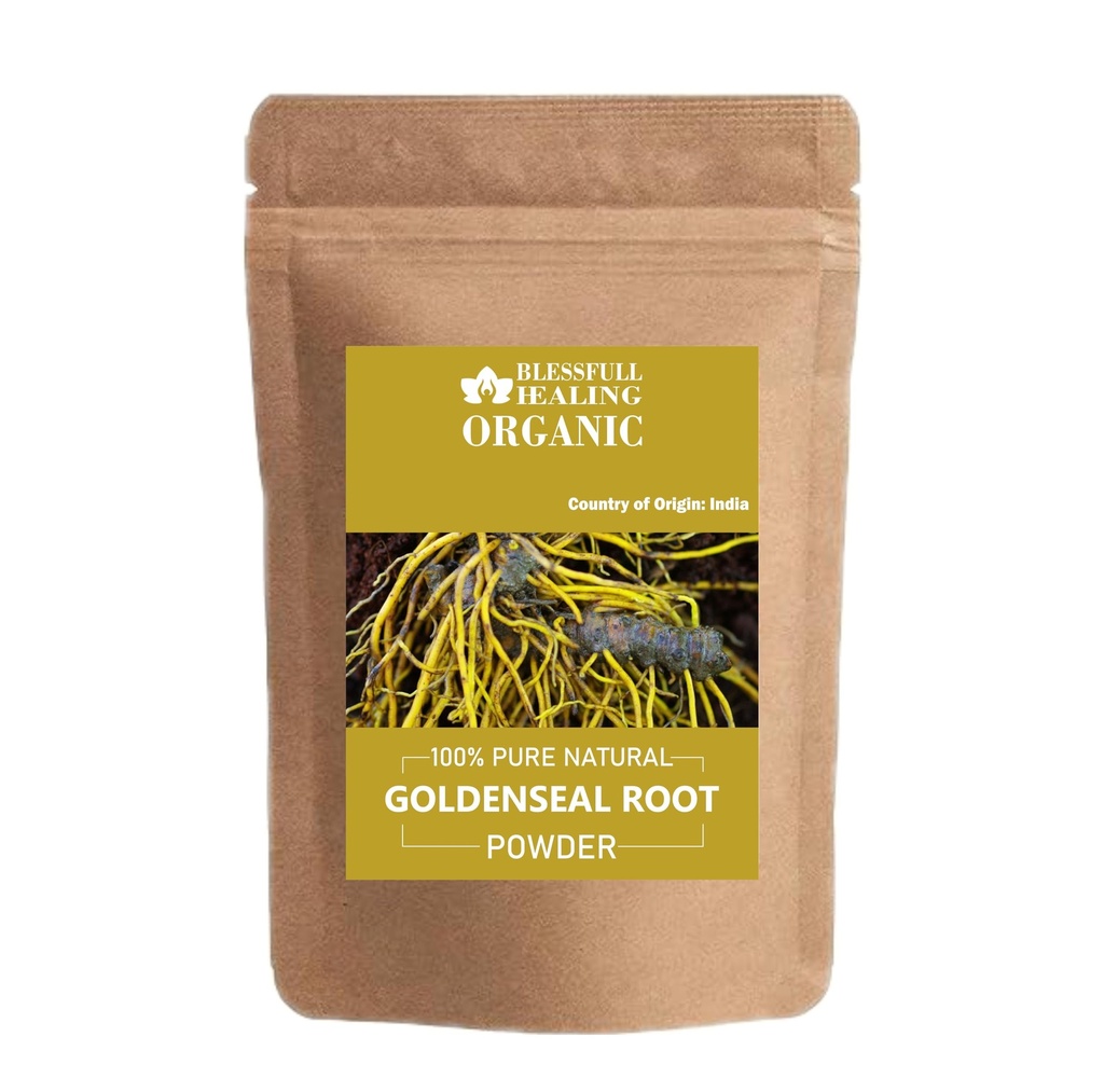 Luomu Goldenseal juurijauhe 100% Pure Natural 100 Gram / 3.52 oz