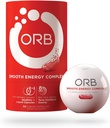 ORB Smooth Energy Complex - Energiformel + MCT Oil för enklare absorption | Ger en hållbar rökenergi, stöder en varning mental stat, tidsutgivna beadlets för konsekvent energi - 60 Count