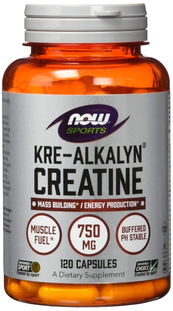 Nu livsmedel Kre-Alkalyn Kreatin - 120 kapslar