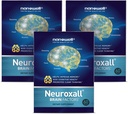 NANOWELL Neuroxall Brain Health Supplement for Enhanced Cognitive Function and Mental Clarity, Astaksantiini, Ginkgo Biloba Extract, Antioksidantti - 60 Softgels X 3 laatikkoa 3 kuukautta (180 Count)