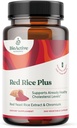 BIOACTIVE NUTRIENTS Red Rice Plus täydennysosa- 240 kasvikapselit - ominainen Blend Turmeric, Black Pepper, Cayenne Pepper, inkivääri root, ja Rosemary - Kolesteroli tuki