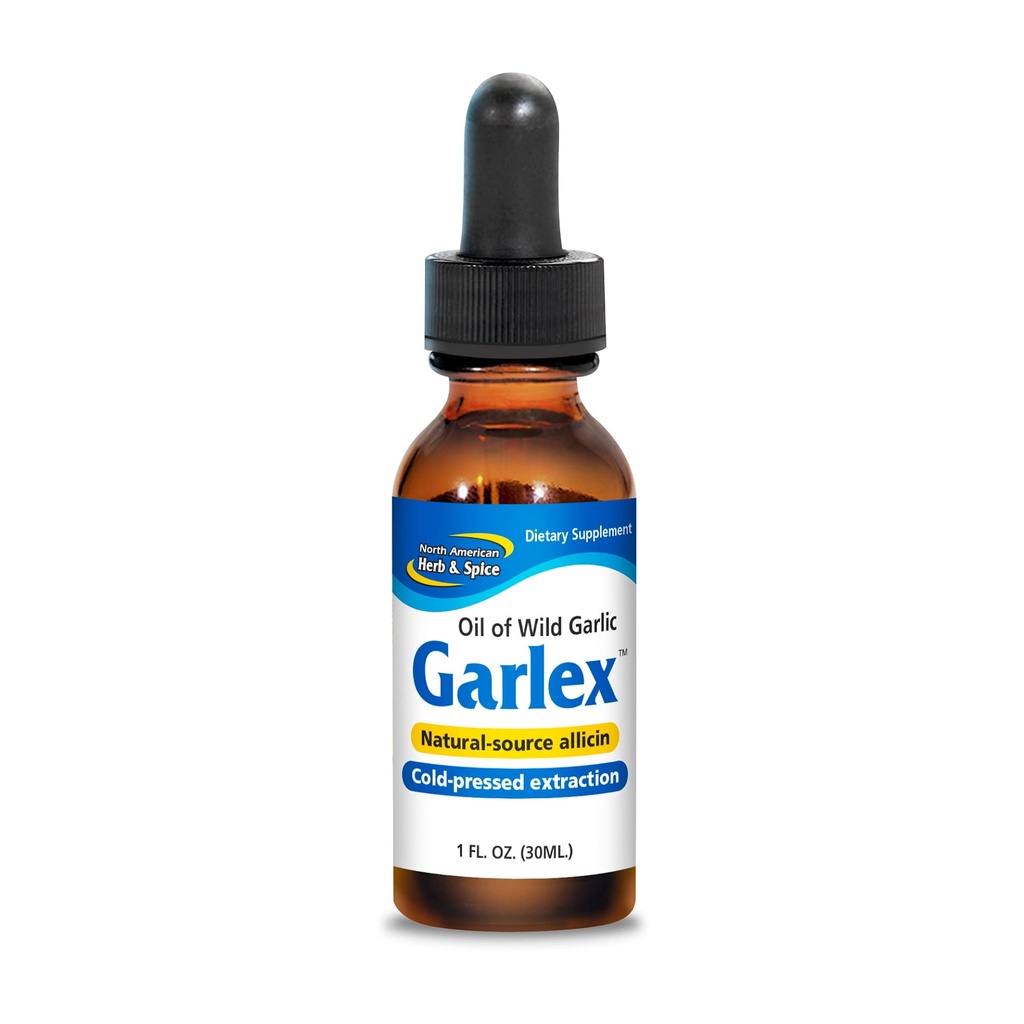 North American Herb och Spice, Garlex. Olja av vild vitlök, 1 oz