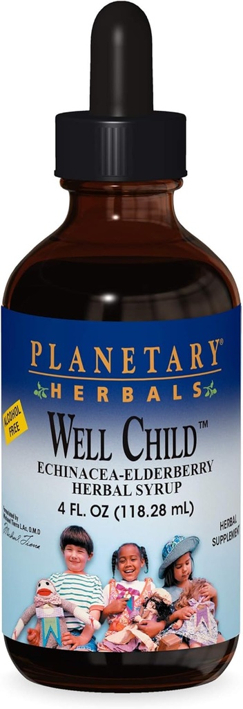 Planeetan kasvikset Echinacea-Elderberry Syrup, 4 fl oz (128,28 ml)