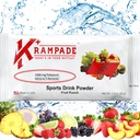 Krampade Anti-Cramping Kaliumkorvaus Urheilu Drink - 2K Fruit Punch Single Serve Väritön