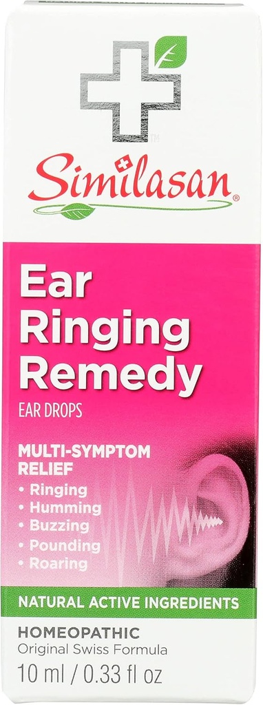 Similasan Ear Ringing Remedy Ear Drops, Natural, 0,33 Fluid Ounce