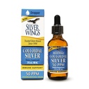 Natural Path Silver Wings Kolloidinen Silver 50ppm (250 mcg) Immuunituki täydentää 2 fl. oz. Dropper
