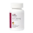 Bariatric Advantage Chewable Iron 29 mg - för bariatriska kirurgipatienter - Järn med vitamin C - No Iron Taste - Ferrous Fumarate & Carbonyl Iron Supplement - Passion Fruit - 90 Count