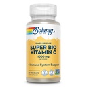 SOLARAY Super Bio Buffered Vitamin C 1000mg, Two-Stage, Timed Release Vitamin C med Bioflavonoids, Immune Support Supplement - Hög Absorption, Vegan, 60 Day Guarantee, 30 Servings, 60 VegCaps