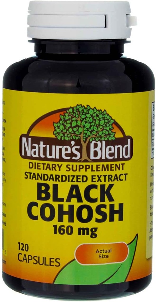 Luonnon Blend Black Cohosh CP 160MG 120, 079854012132