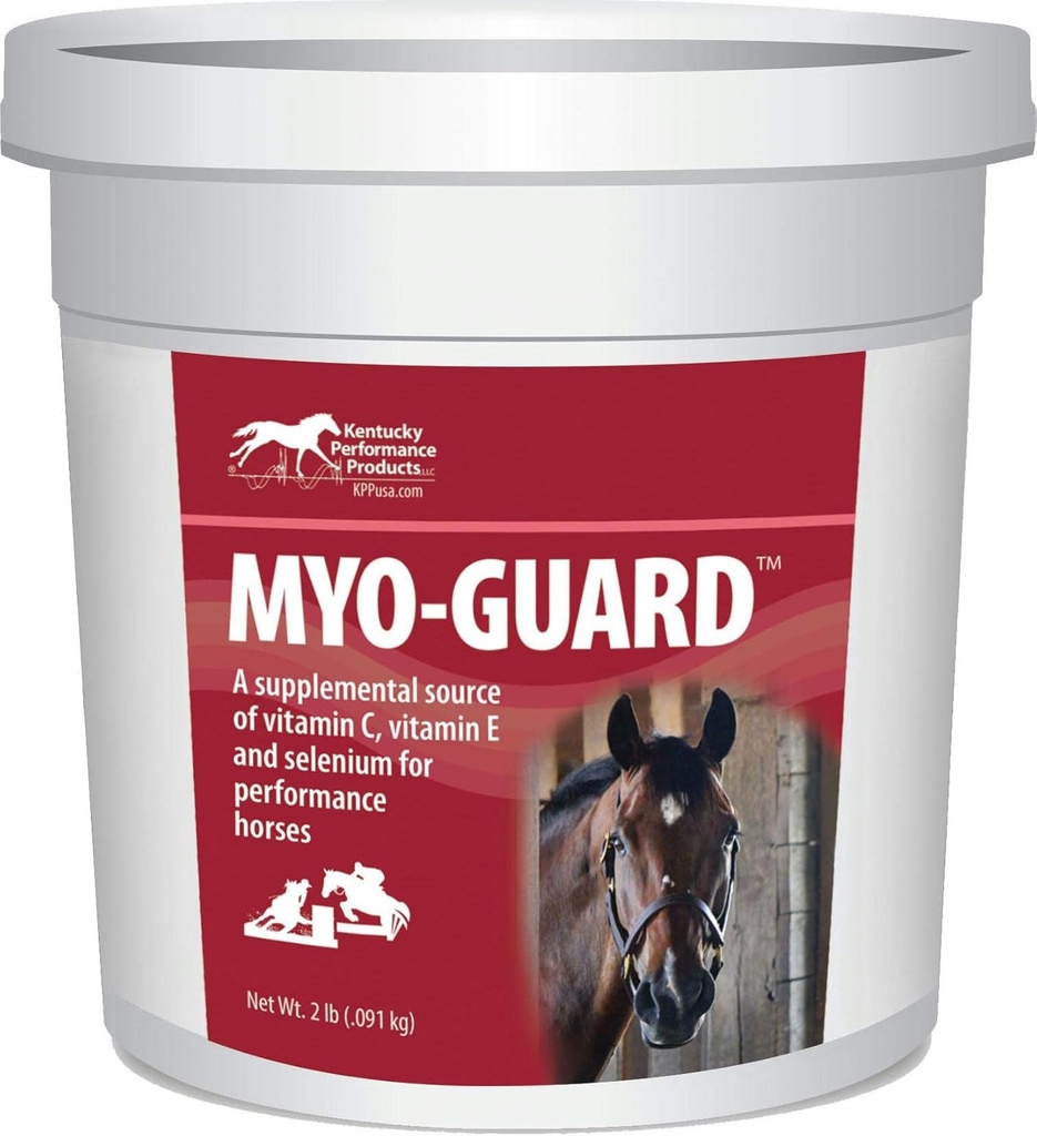 Kentucky Performance Tuotteet Myo-Guard, 2 kiloa, Päivittäinen antioksidantti Tuki vähentää lihasten arkuus Performance Hevoset