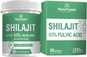 SHILAJIT Capsules 1000mg - Himalayan Shilajit med Fulvic Acid - Shilajit Supplement med växtbaserade extrakt - Shilajit Supplement Capsules- Shilajit för Män & Kvinnor - 90 kapslar
