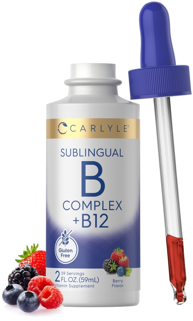 Carlyle Sublingual B-vitamiinikompleksi B12 ... 2 Fl Oz...