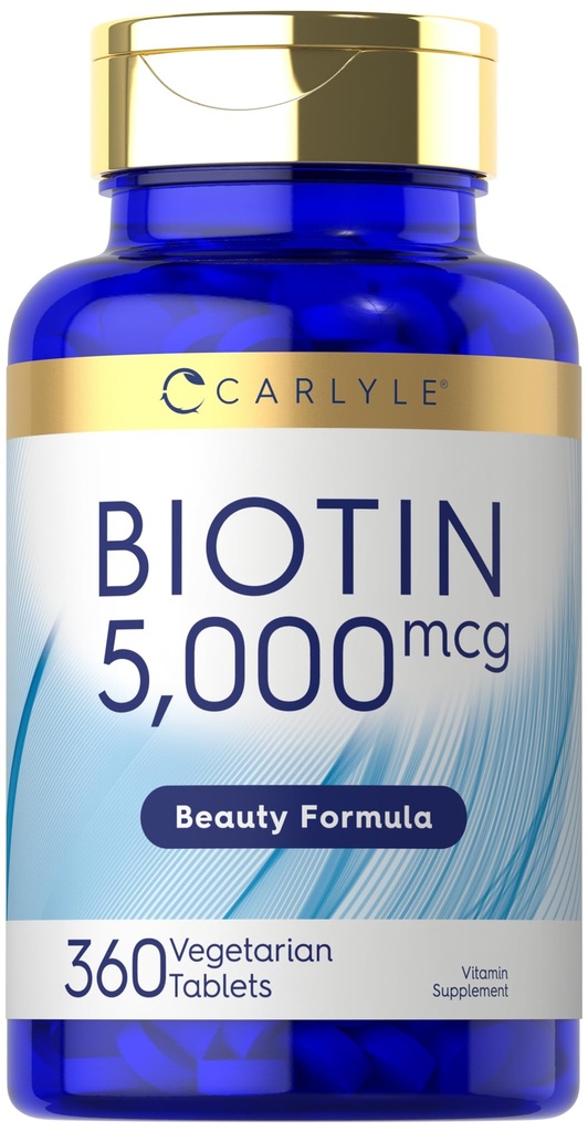 Carlyle Biotin 5000 mcg ... 360 Kasvisruokaa...