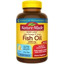 Luonto Made Burp Vähemmän Ultra Omega 3 Fish Oil Lisäravinteet, 1400mg Fish Oil Omega 3 Lisäravinteet Etyyli Esters for Healthy Heart Aivojen Silmät Tuki, Yksi per päivä, 90 Softgels