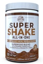Maa Tilat All-in-One Super Shake Ateriankorvike 15g Kasvi proteiini ravintolisä Superfoods, Vitamiinit, Probiootit ja Prebiootit, 12 Tarjoilut, Suklaa, 12.48 Oz