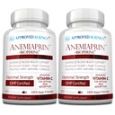Hyväksytty Science Anemiaprin - Absorbable Iron, C-vitamiini - Hellävarainen vatsa - 120 kapselia - 2 kuukauden tarjonta - ei-GMO, Vegan