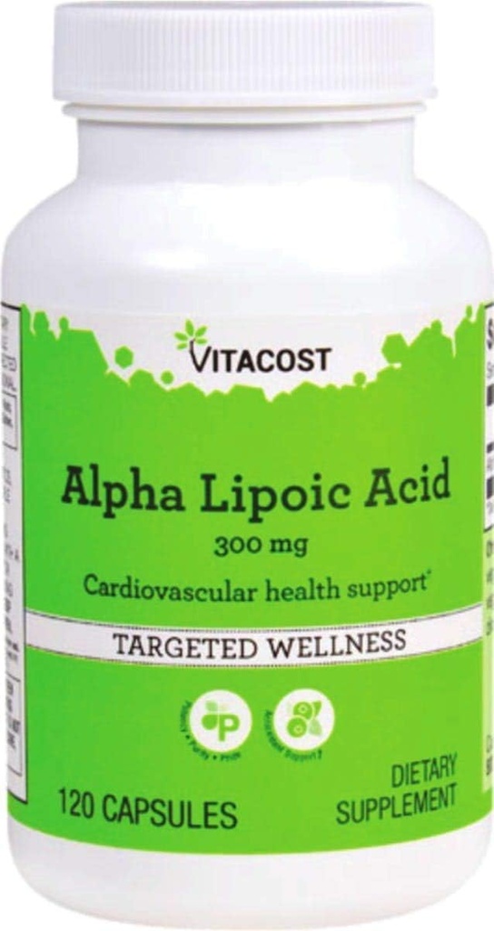 Alfalipoiinihappo - 300 mg - 120 kapselia