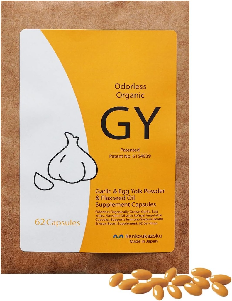 Odorless valkosipuli täydentää Allicin, Valmistettu Japanissa, 62 Counts