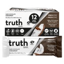 Totuus Bar Terve Snack, Omega 3 Chia, Kasvi perustuu, Prebiootit & Probiootit, Korkea kuitu, Matala sokeri, Keto, Kosher, Tumma suklaa, Vegan, Gluteeniton, 12 Ct, 45g ea.