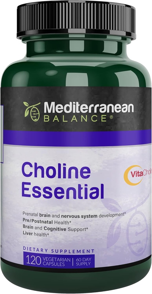 Kolin, Prenatal Brain och Cognitive Support Vitamin, Kosher, Vegetarian, Kolin Supplement för gravida och omvårdande kvinnor, 550mg kolin per portion, 60 dagars leverans