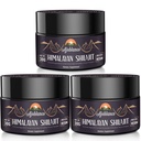 Ajoblanco 600mg Natural Himalayan Organic Shilajit Resin - Himalajan Gold Shilajit Resin Luomu Ayurvedic Blend korkean teho energian, vahvuuden ja immuniteetin, pakkaus 3