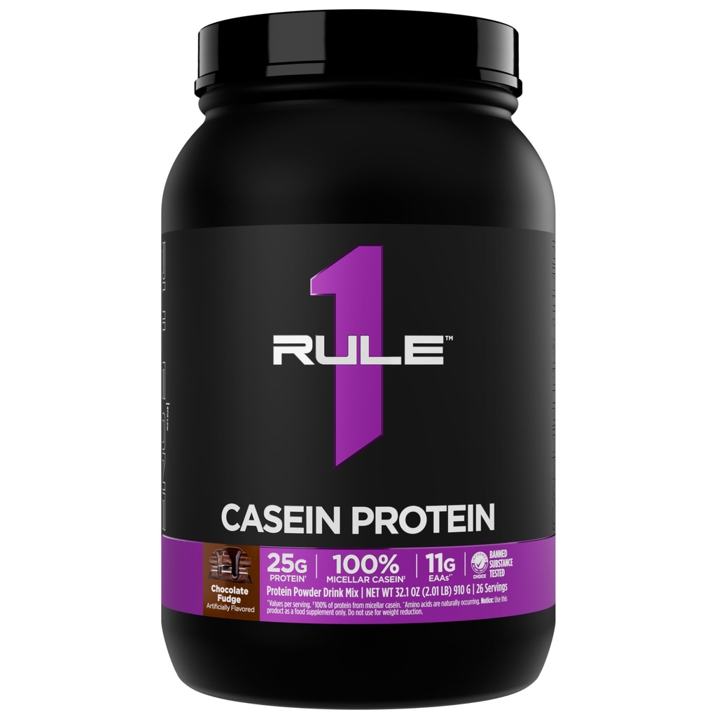 Sääntö 1 Kaseiiniproteiini - 25g Proteiinia ja 11g EAA:ta per tarjoilu Slow-Release Micellar Casein yön yli toipumista ja jatkuva toimitus välillä ateriat (2 punta*, suklaata)